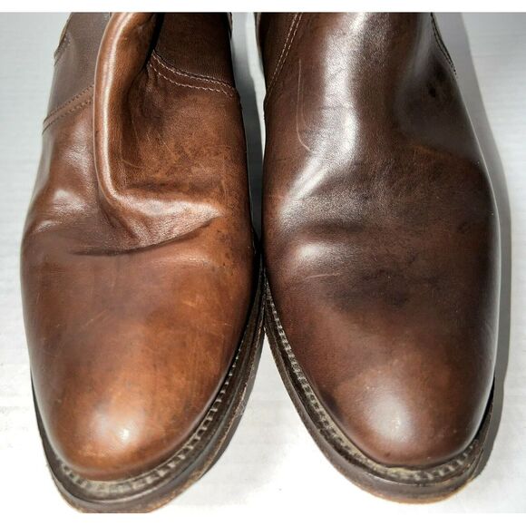 Kenneth Cole NY Brown Leather Equestrian Riding Ride Seek Boots Shoes Women 10 M - Picture 6 of 8